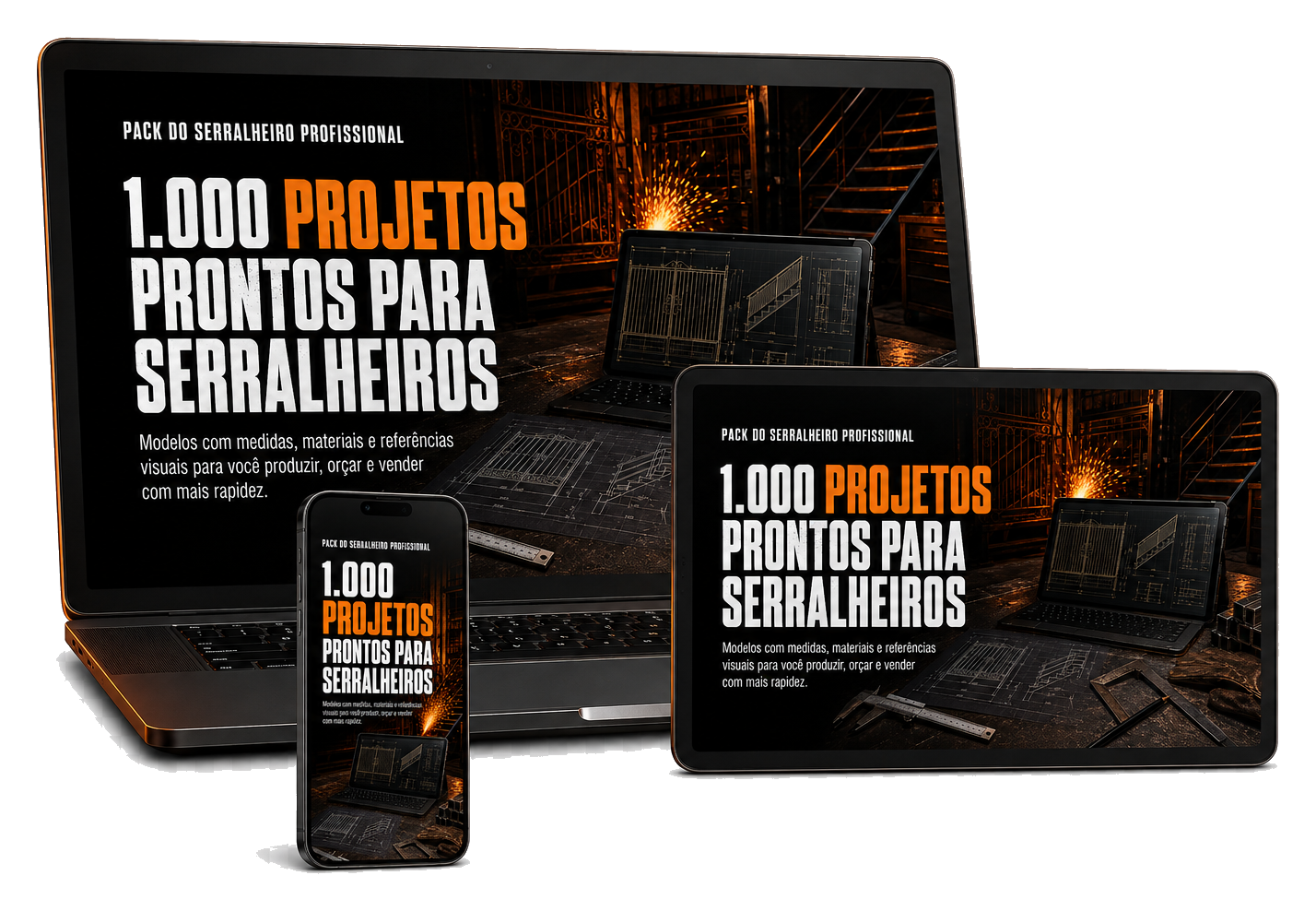 KIT PROFISSIONAL do Pack do Serralheiro Profissional