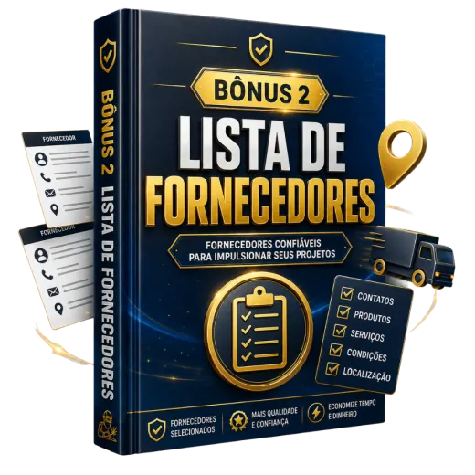 Lista de fornecedores