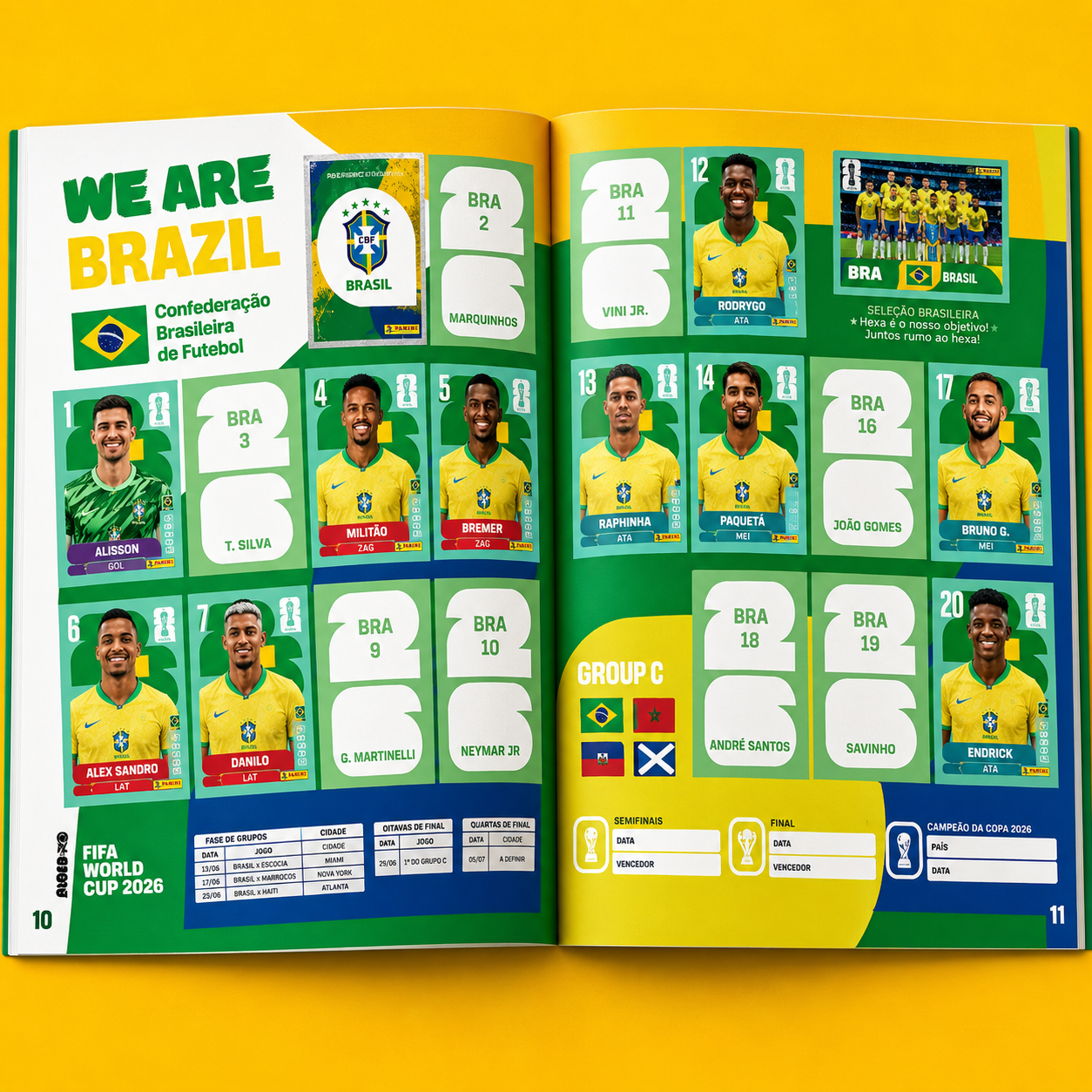 Kit Figurinhas Mundial 2026
