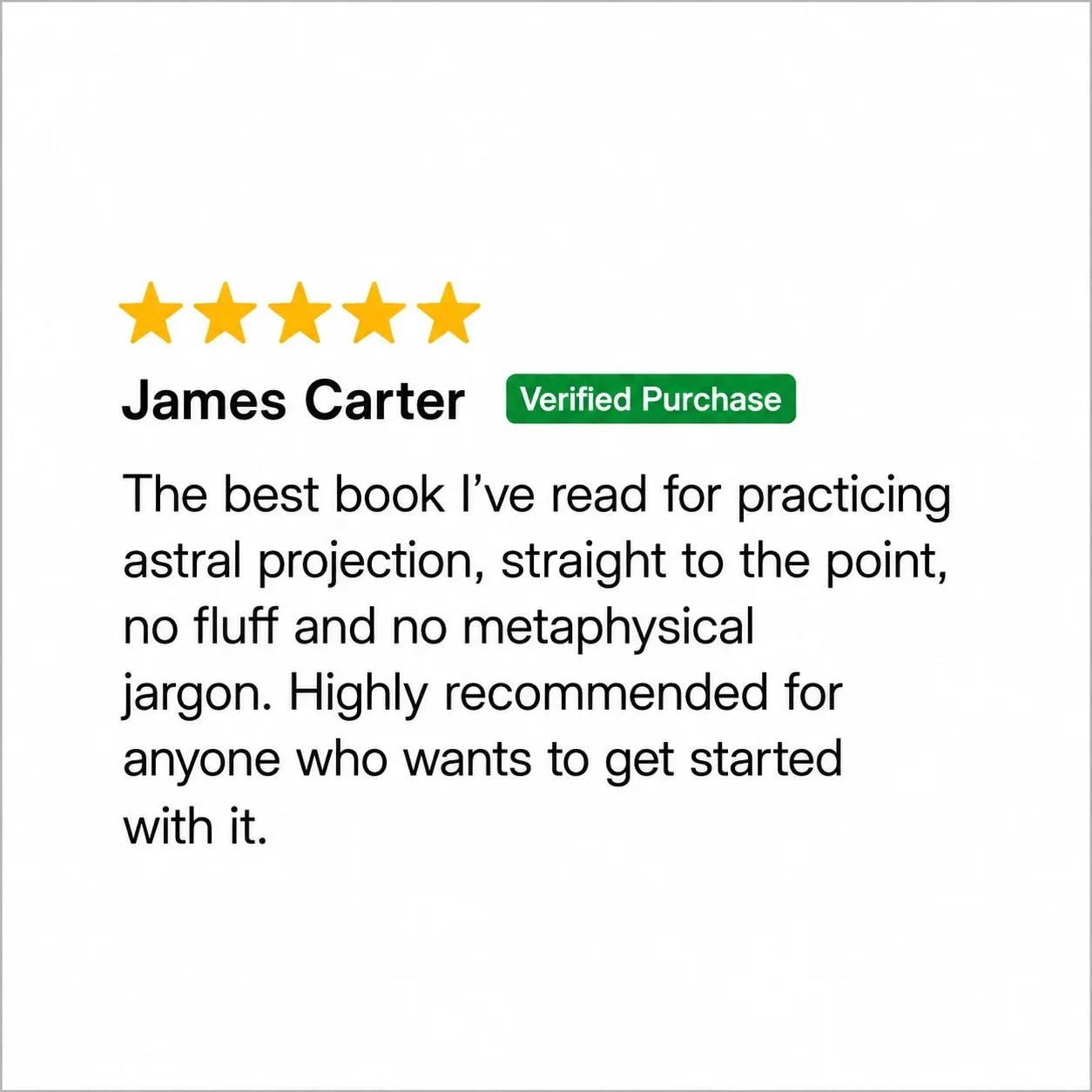 Review from a reader of The Out-of-Body Method