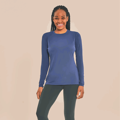 Camisa UV Feminina UVPRO Marinho