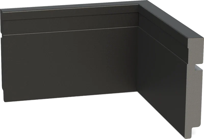 Rodapé Berger RP-110 preto 100 x 16 mm