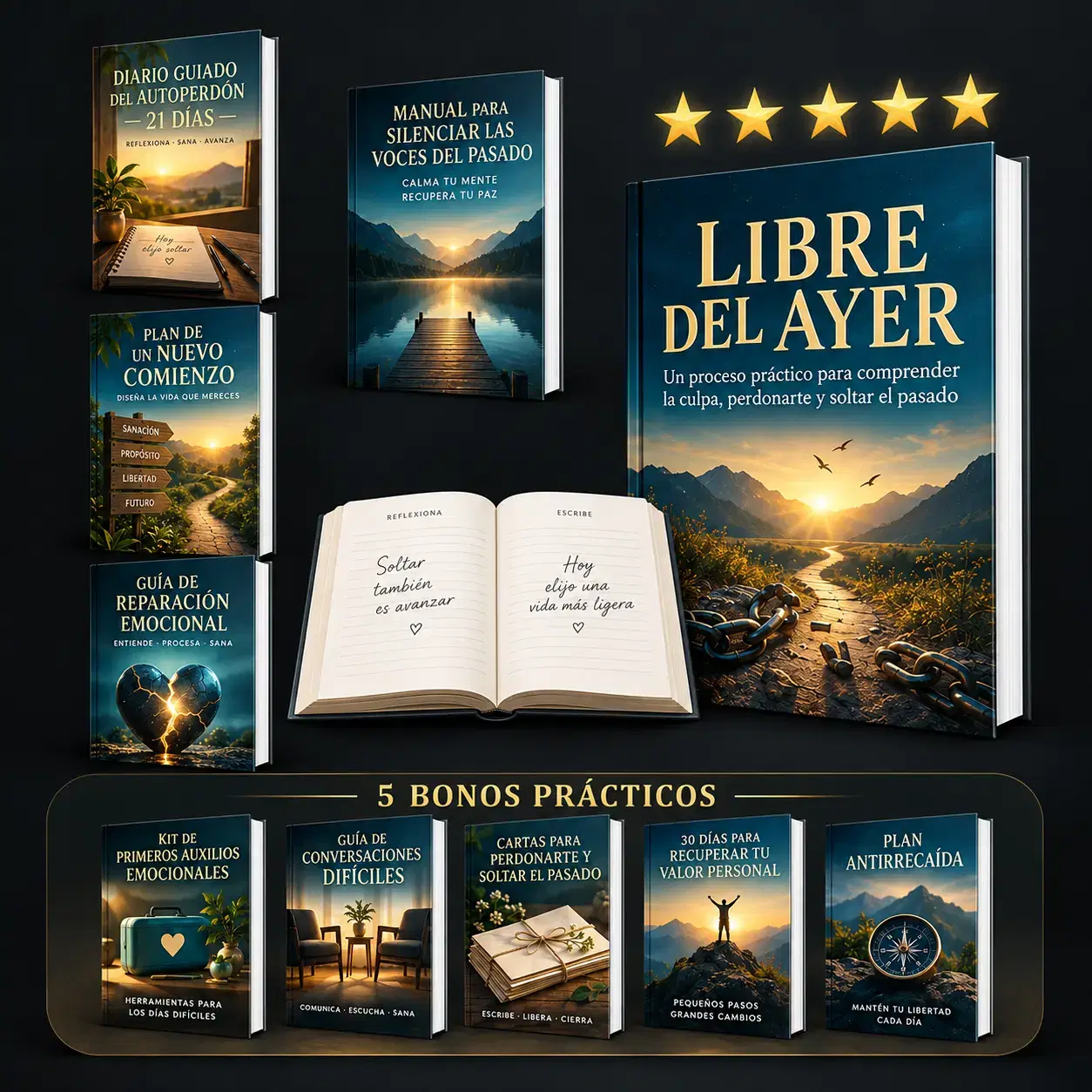 Colección completa Libre del Ayer con todos los materiales y cinco bonos