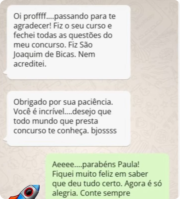 Depoimento de aluno sobre Raciocínio Lógico