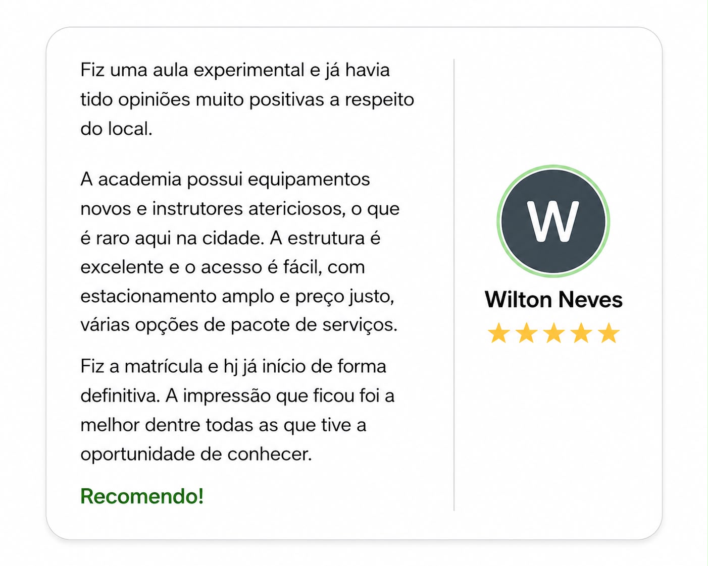 Depoimento de Wilton Neves