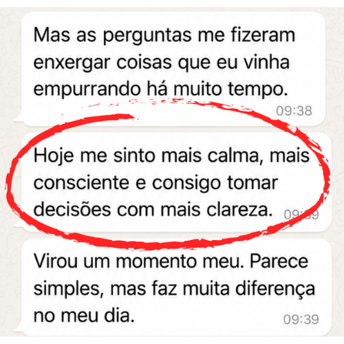 Relato de quem pratica a Terapia de 7 Minutos