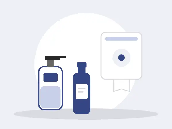 Ilustração de higienização e desinfecção — Elo Distribuidora