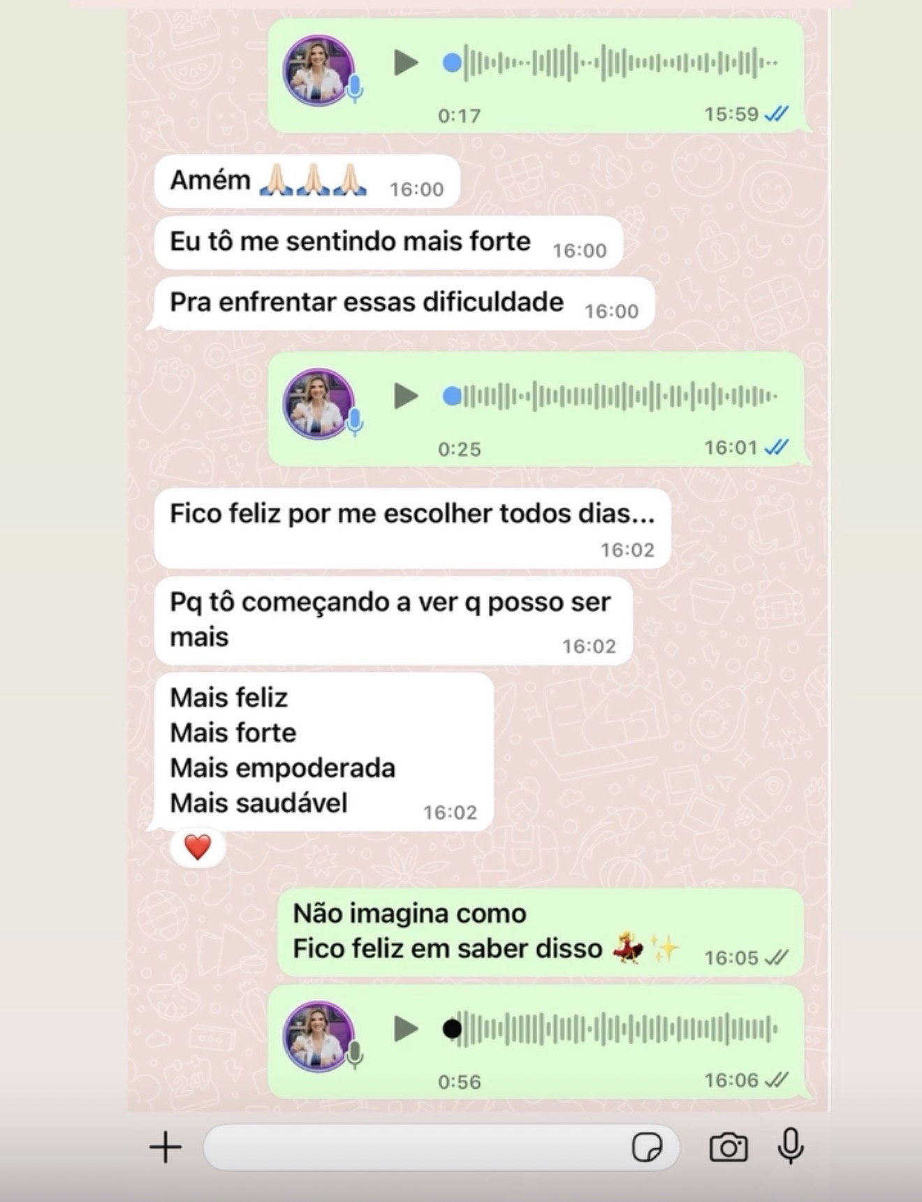 Relato de assistida