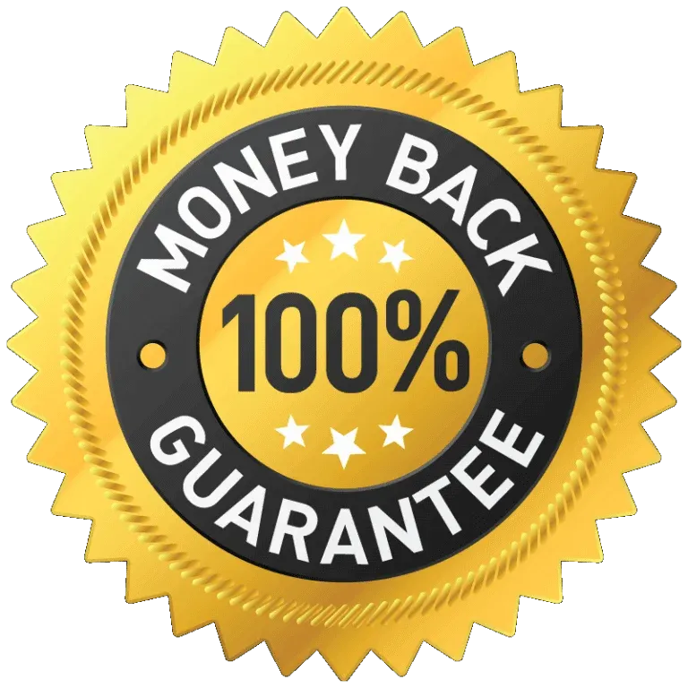 100% money-back guarantee for 60 days
