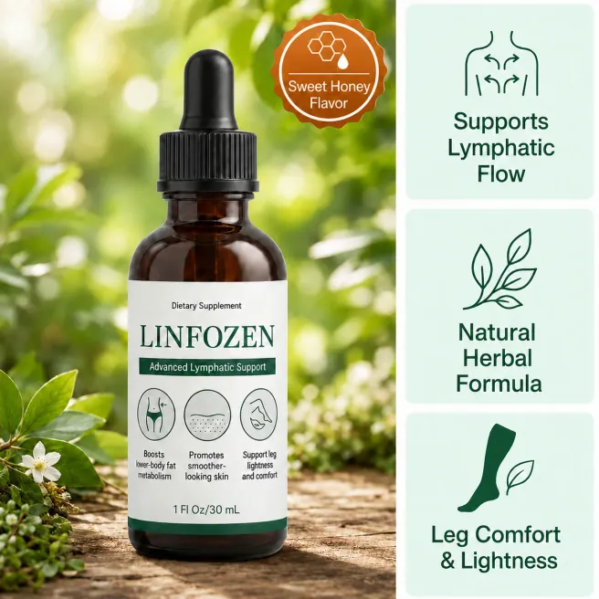 Linfozen Lymphatic Drops bottle