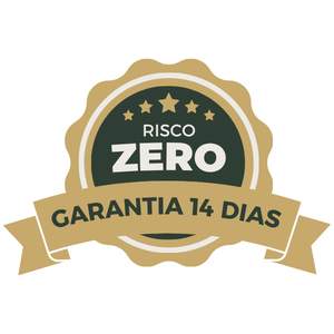 Garantia de 14 dias, risco zero