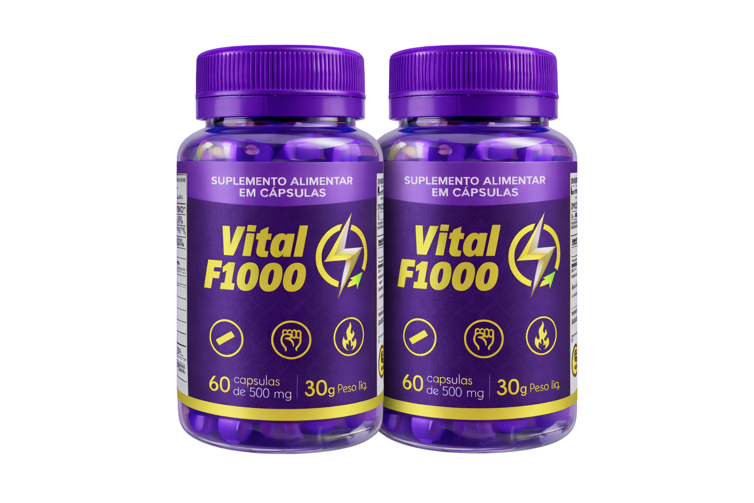 Kit Básico Vital F1000 2 potes