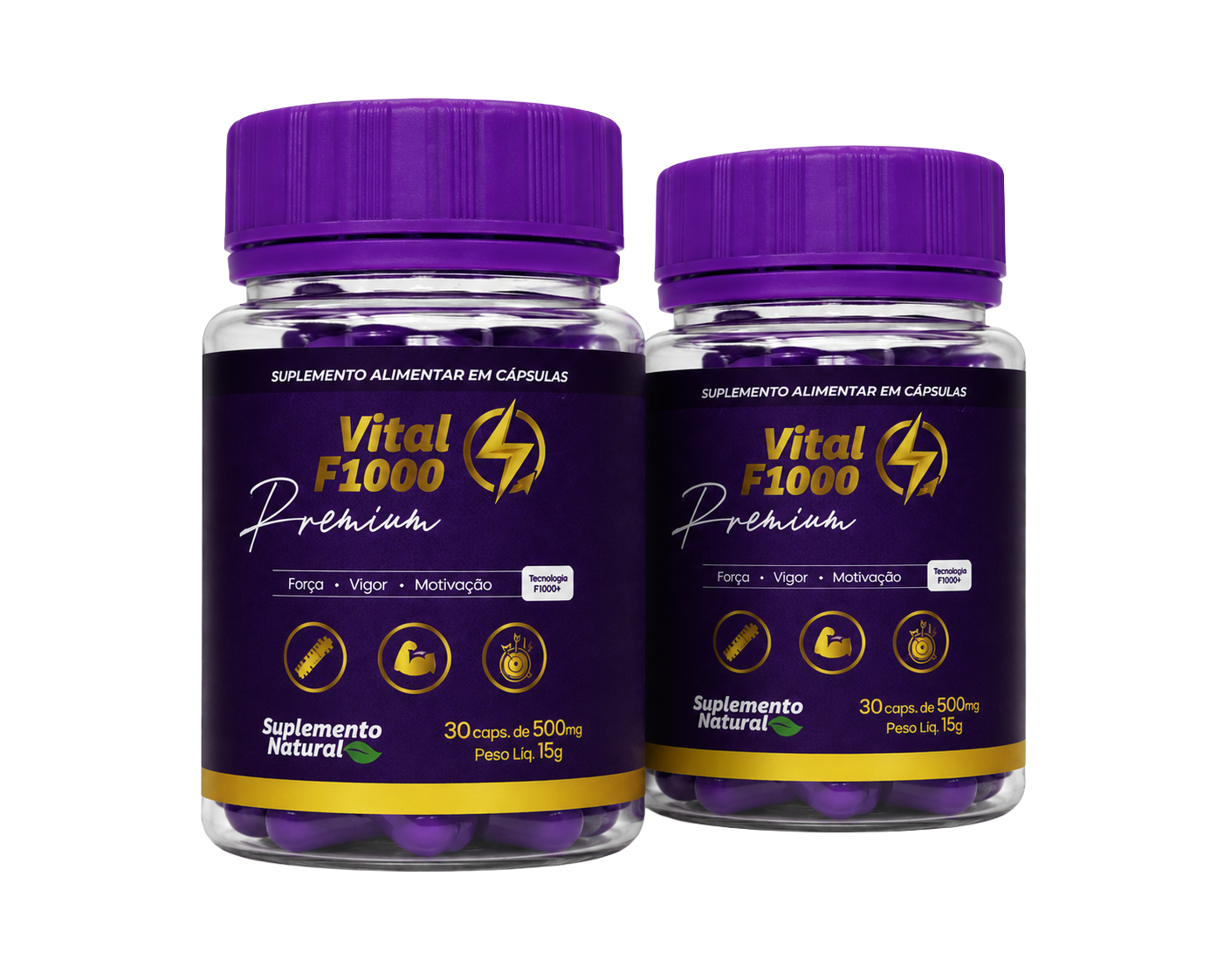 Kit Básico Vital F1000 2 potes