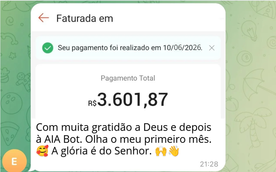 Feedback sobre o Aia Bot 4