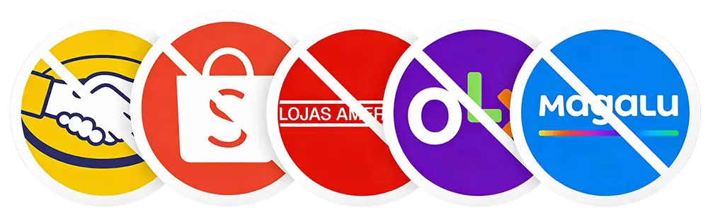 Marketplaces bloqueados