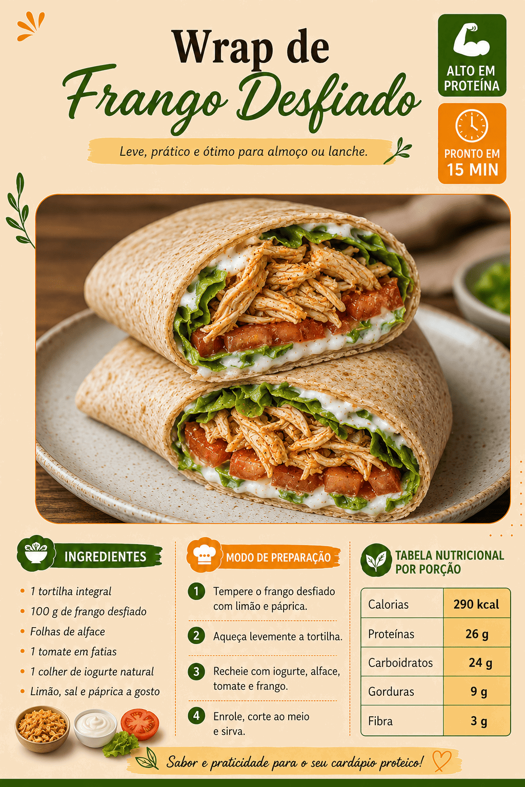 Receita de proteína 6