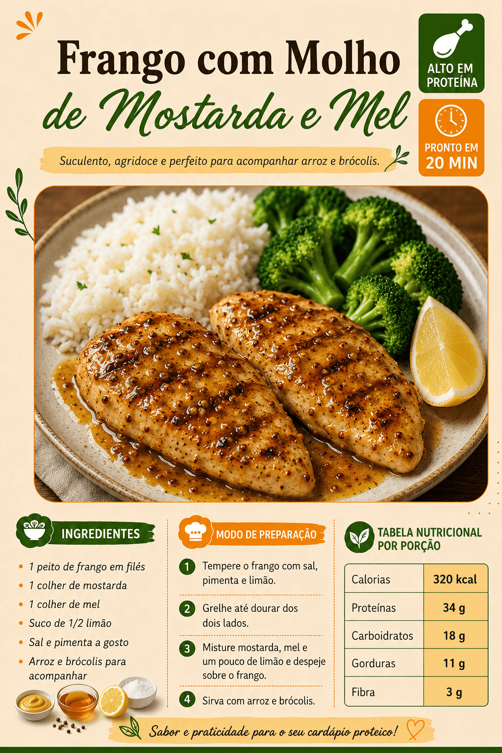 Receita de proteína 4