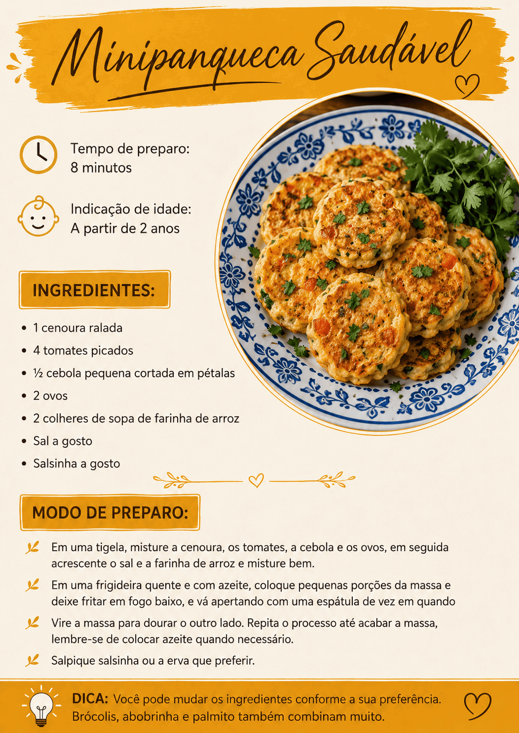 Receita de lanchinho saudável 2