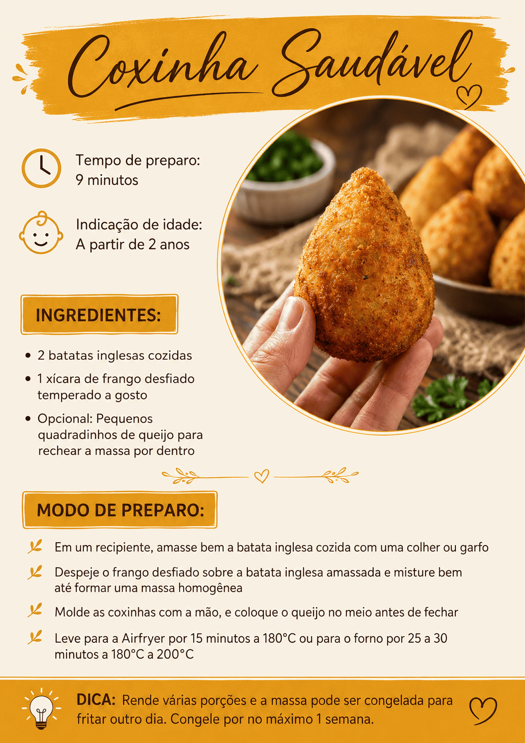 Receita de lanchinho saudável 1
