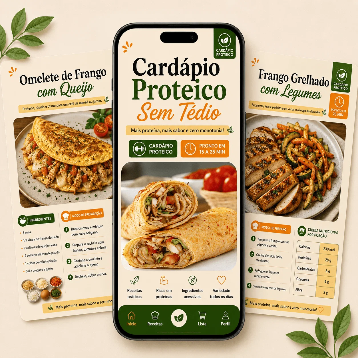 Cardápio Proteico Sem Tédio