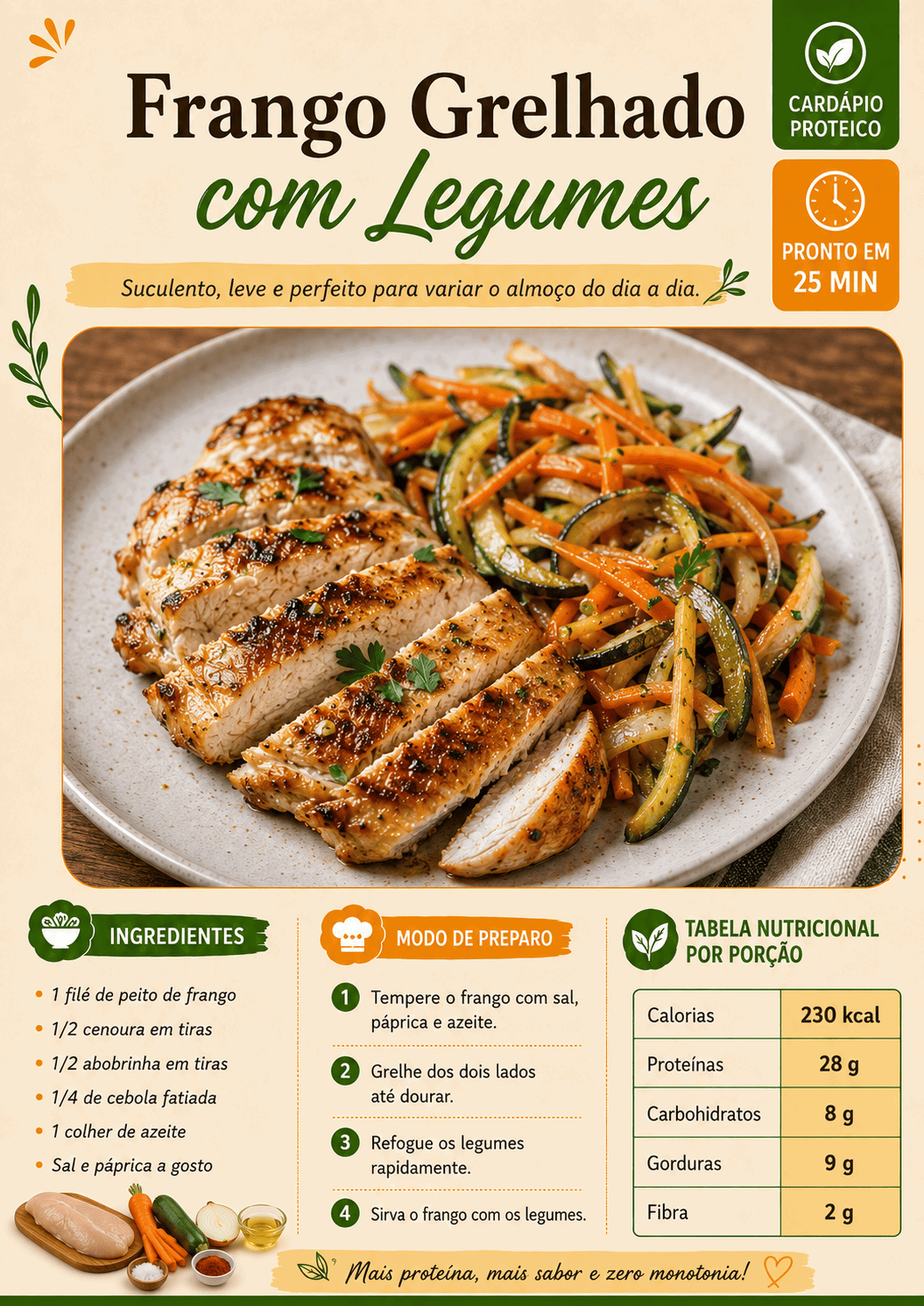 Receita de proteína 1