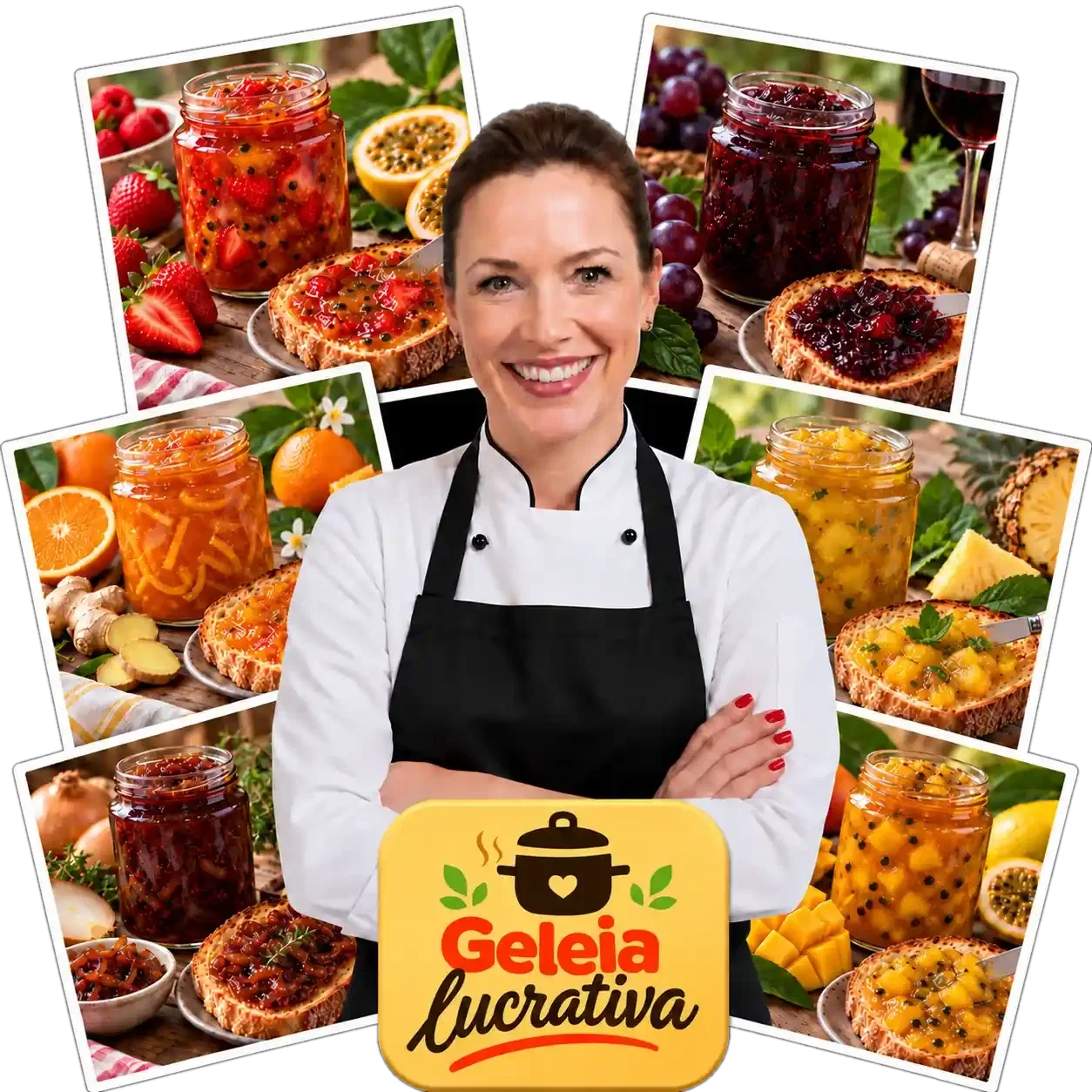 Especialista em geleia e os sabores da Geleia Lucrativa