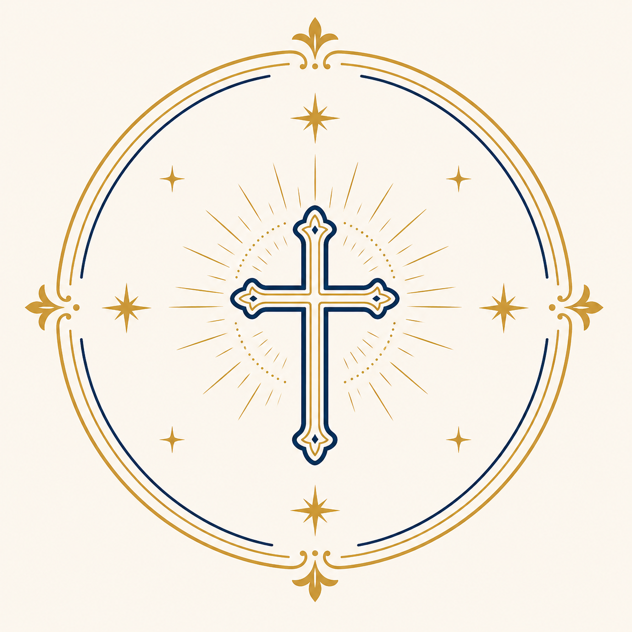 Emblema circular do Ministério da Graça Alcançada