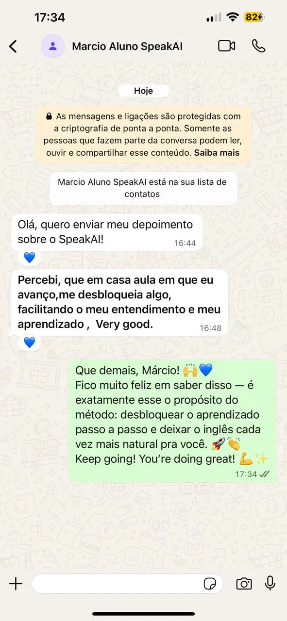 Depoimento aluno 5