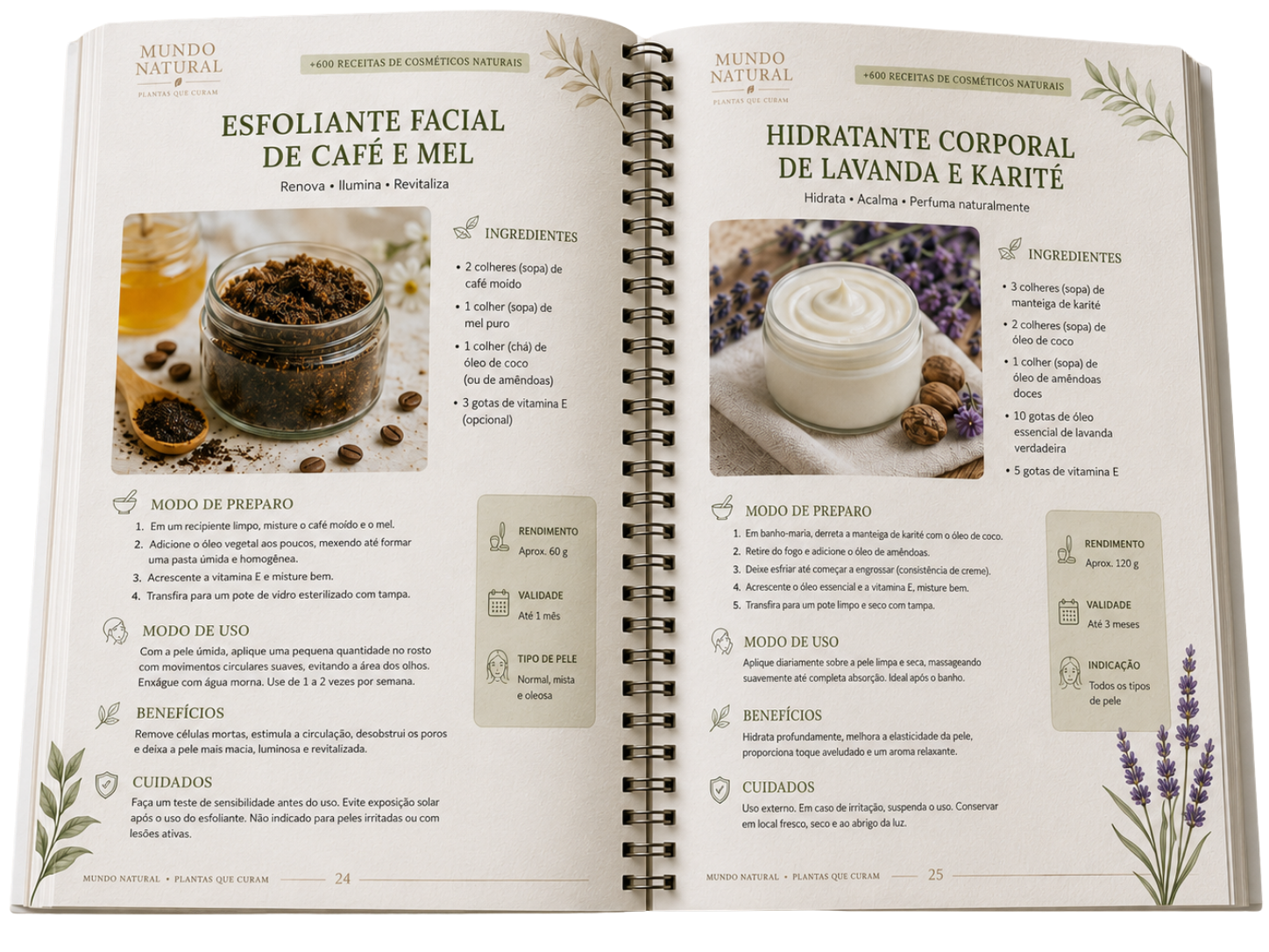 Pacote 600 Receitas Cosméticos Naturais