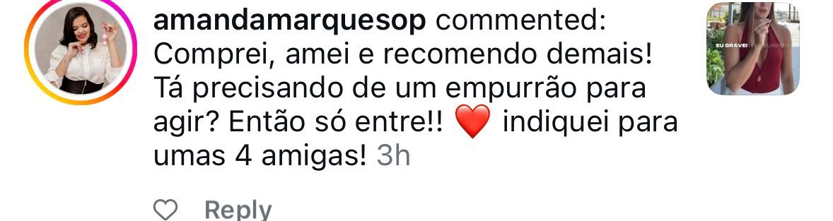 Depoimento de aluna