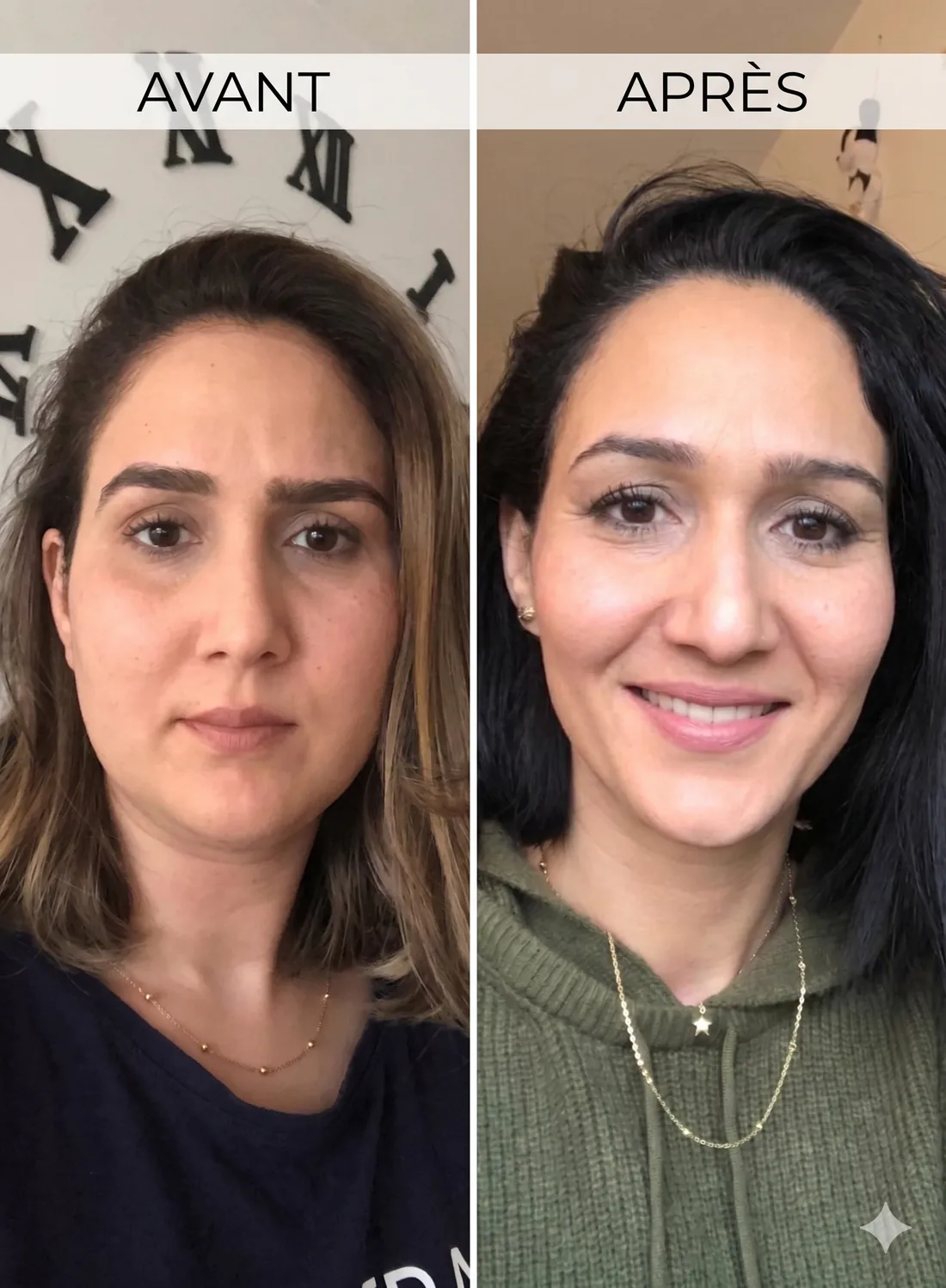 Ouiem — avant / après 21 jours avec The Smoothie Reset