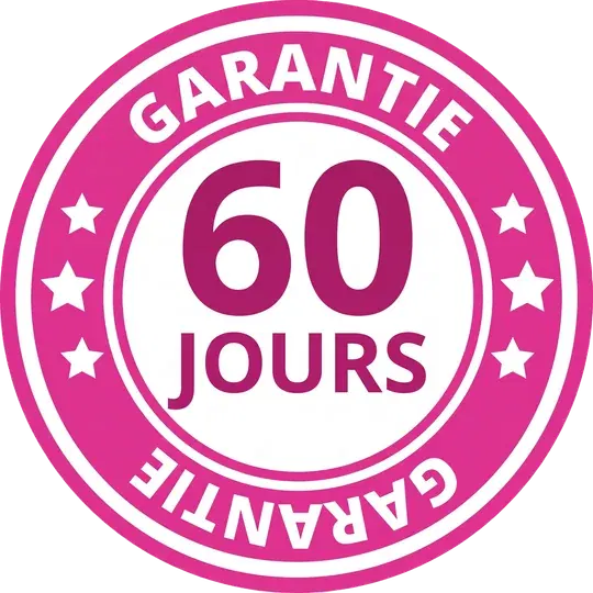 Garantie 60 jours satisfait ou remboursé
