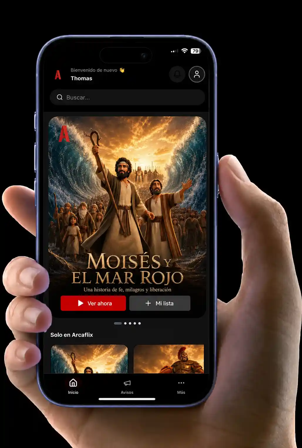 Arcaflix no celular