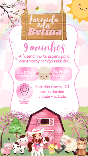 Fazendinha Rosa Interativo