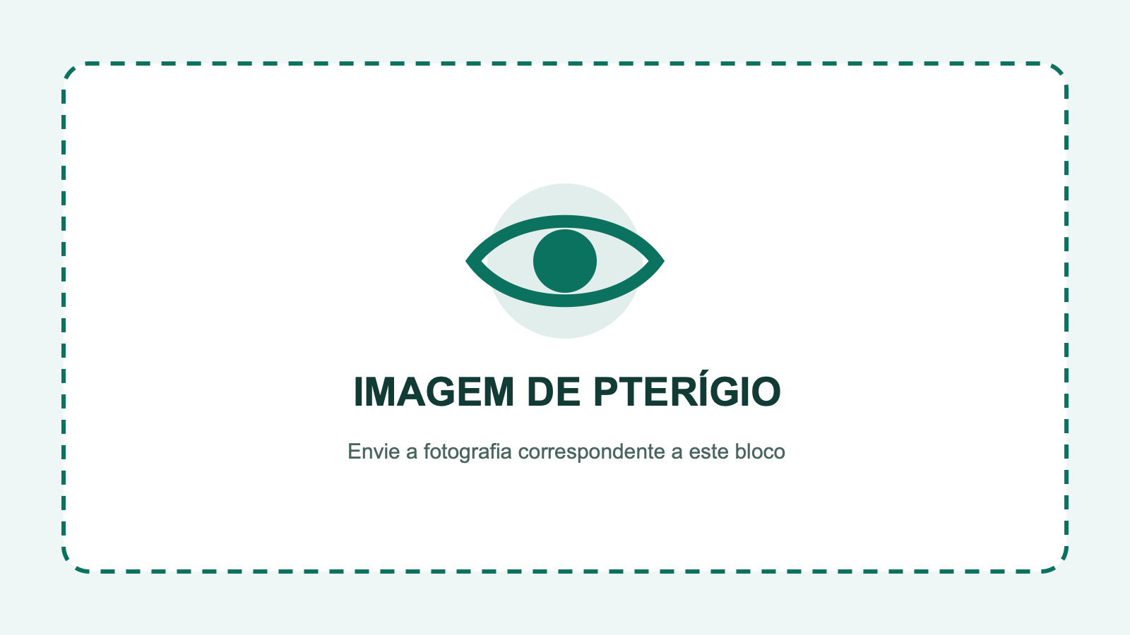 Placeholder para imagem principal de cirurgia de pterígio