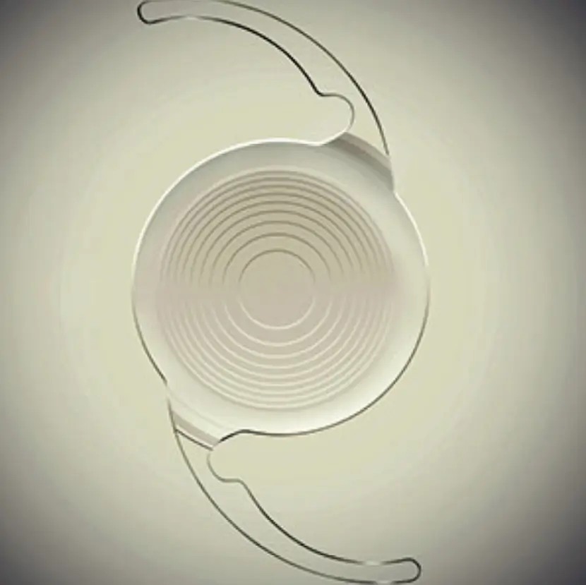 Lente intraocular multifocal trifocal