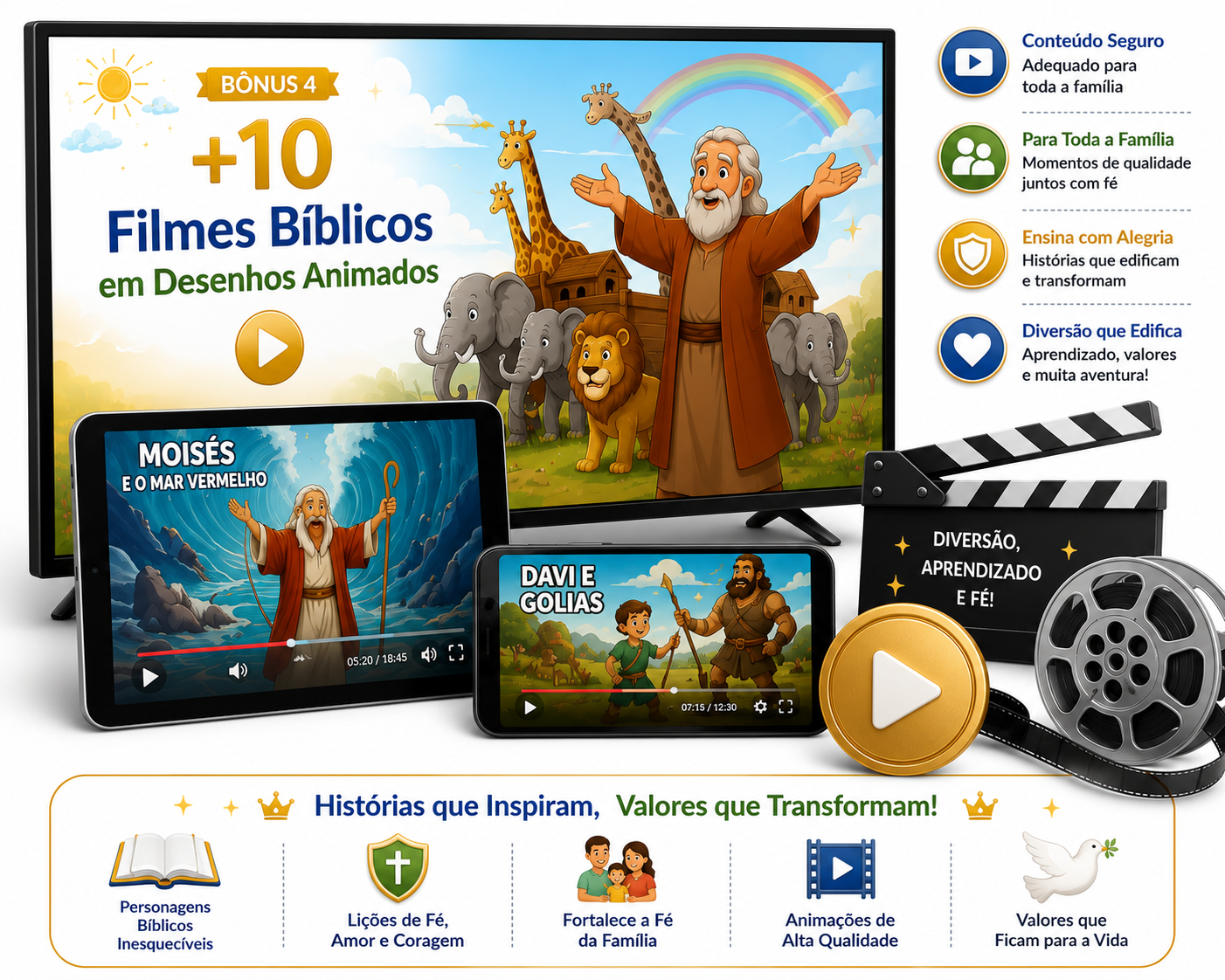 Filmes bíblicos em desenhos animados