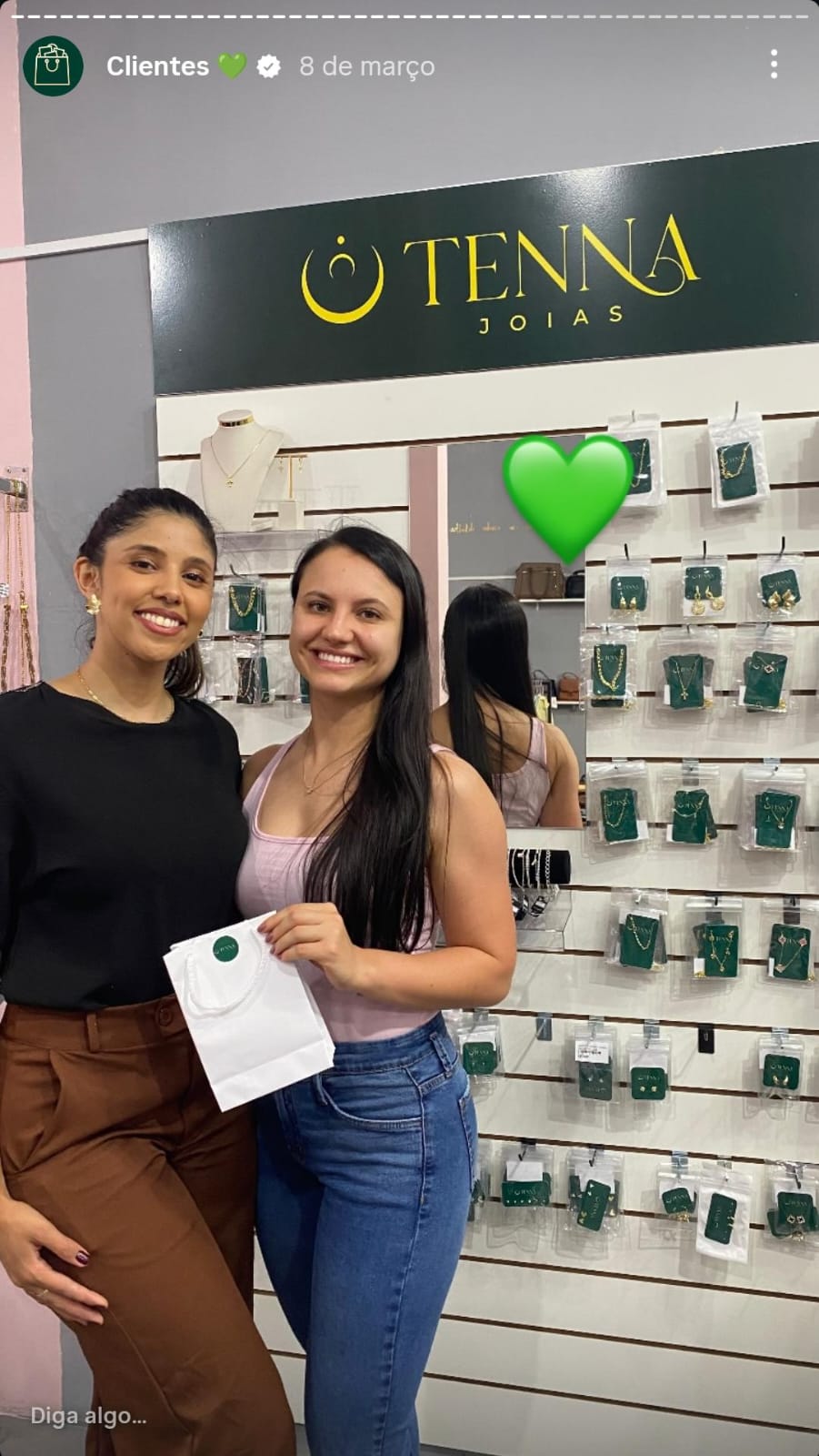 Depoimento de cliente da Tenna Joias 4