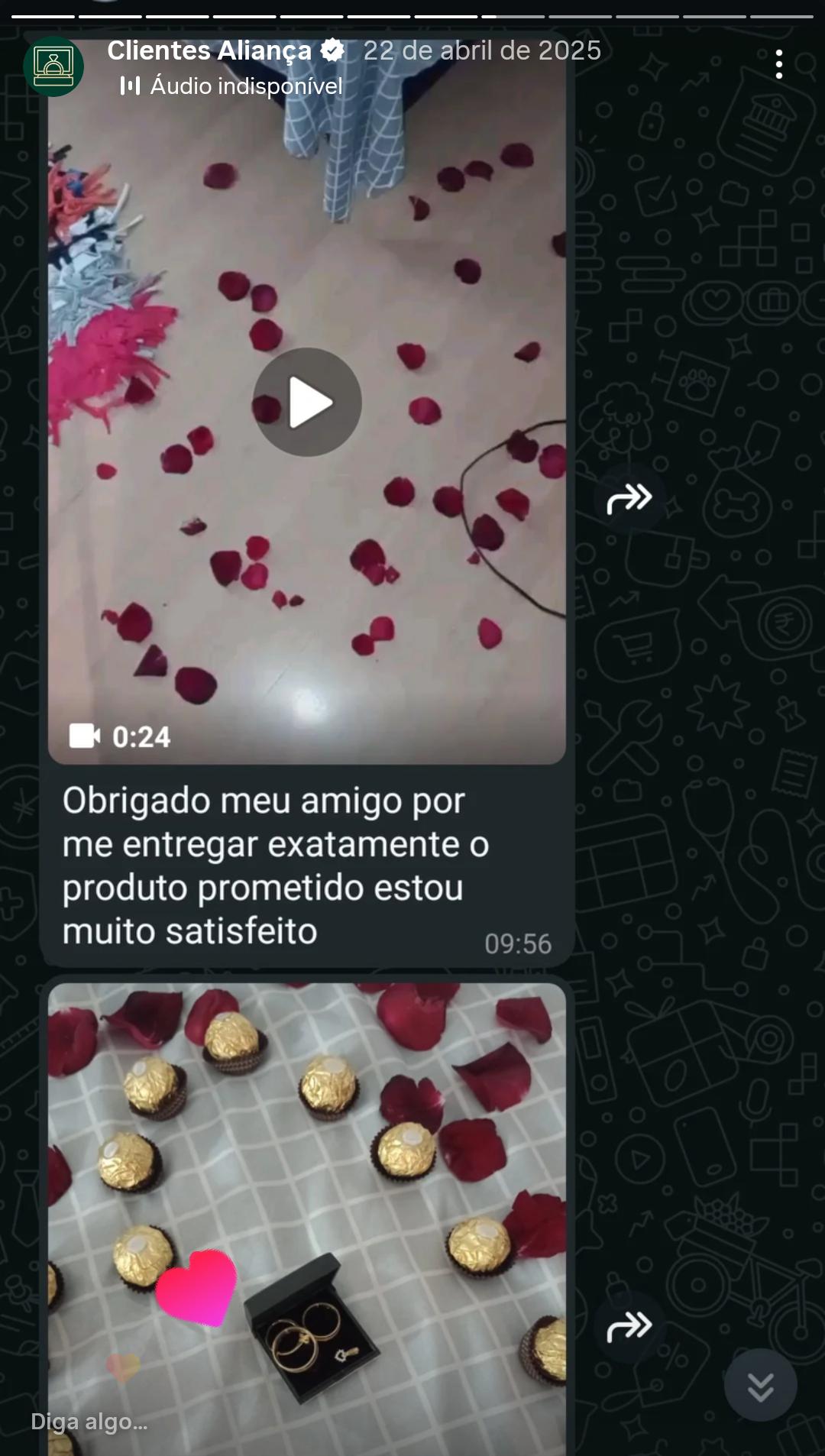 Depoimento de cliente da Tenna Joias 3