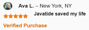 Ava L. - New York, NY - Javatide saved my life - Verified Purchase