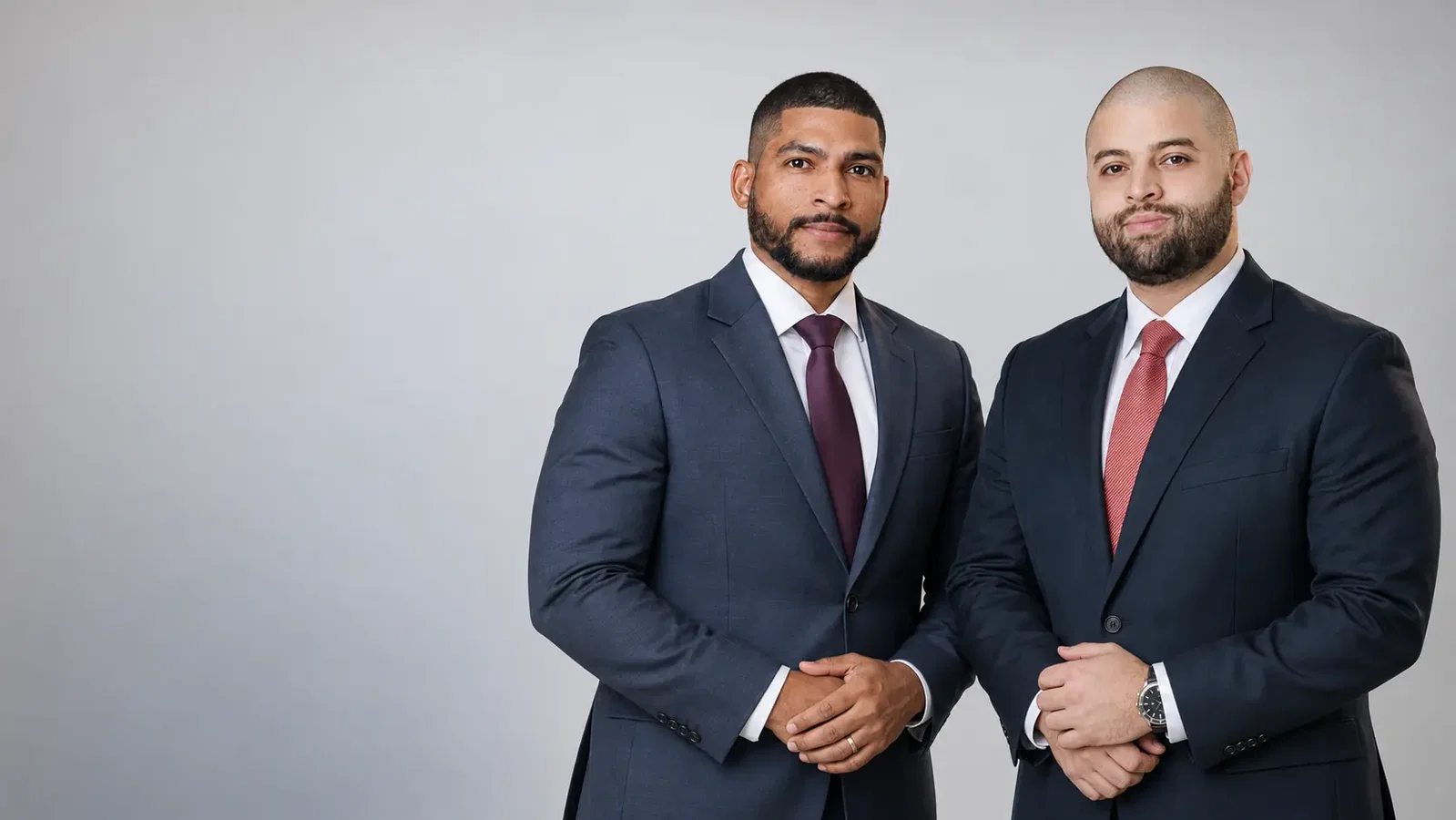 Os advogados Felipe Ferreira e Samuel Lucio Gomes, do escritório GF Advogados, em Paulínia/SP