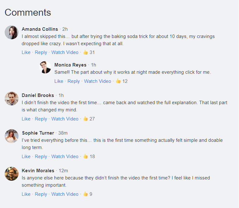Comments Section
