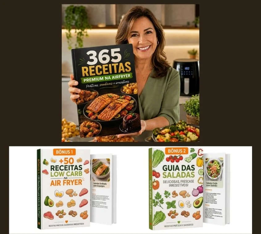 Mosaico com prévia das receitas extras