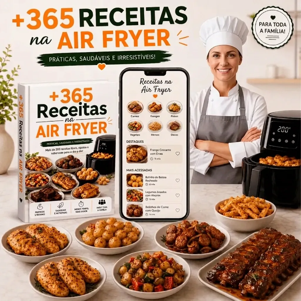 +365 Receitas Premium na Air Fryer