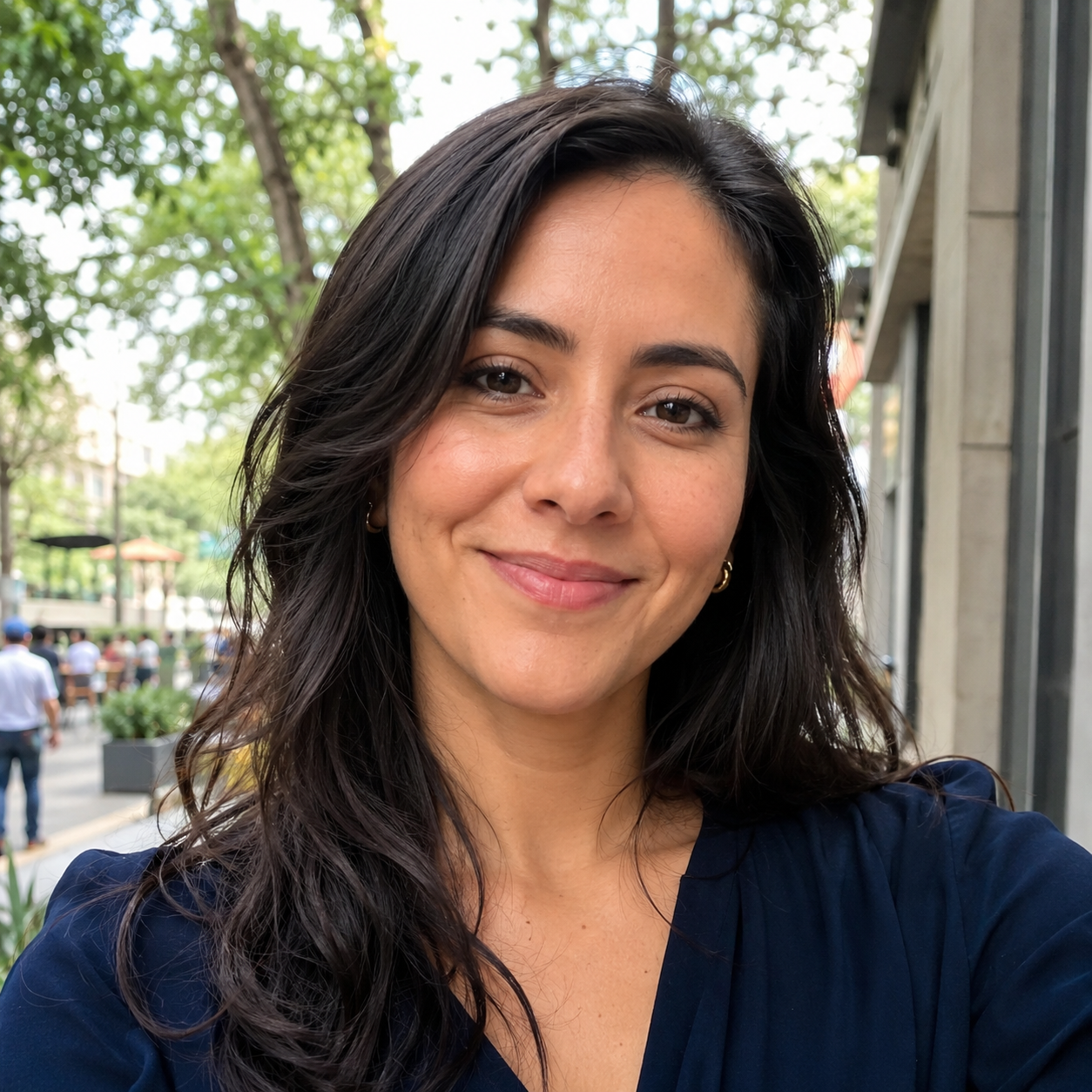Retrato ilustrativo de Mariana Gómez