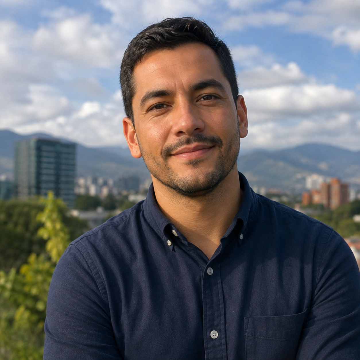 Retrato ilustrativo de Carlos Ramírez