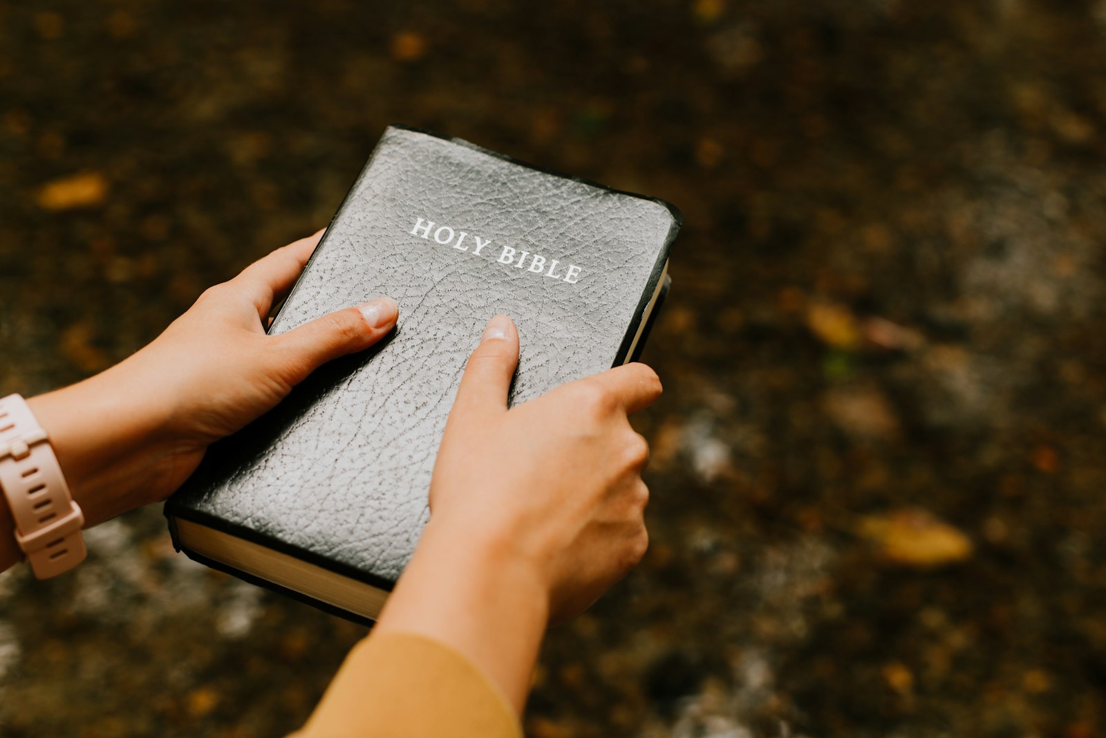 Manos sosteniendo una Biblia, símbolo del enfoque espiritual del método