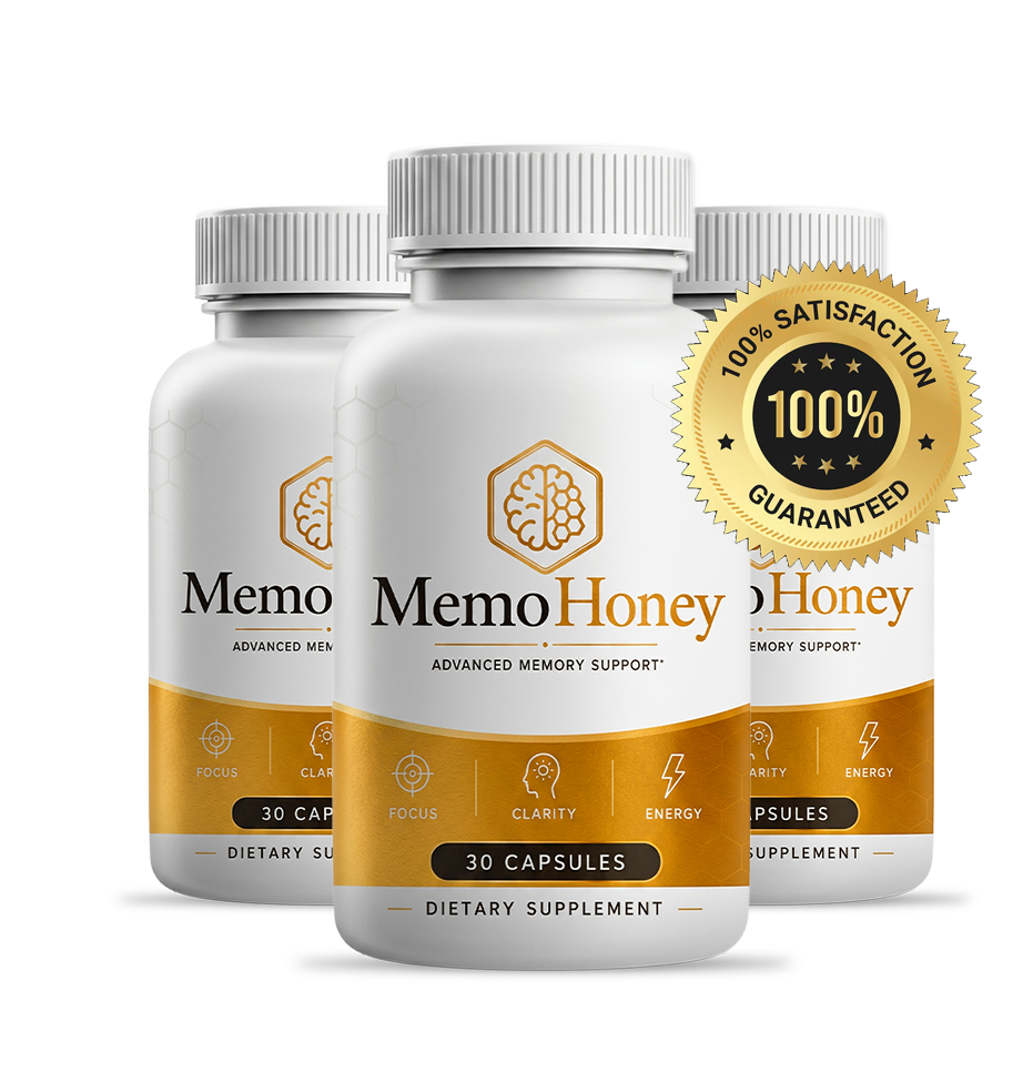 MemoHoney bottle with guarantee seal