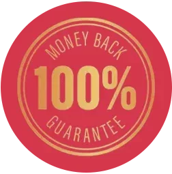 100% guarantee badge