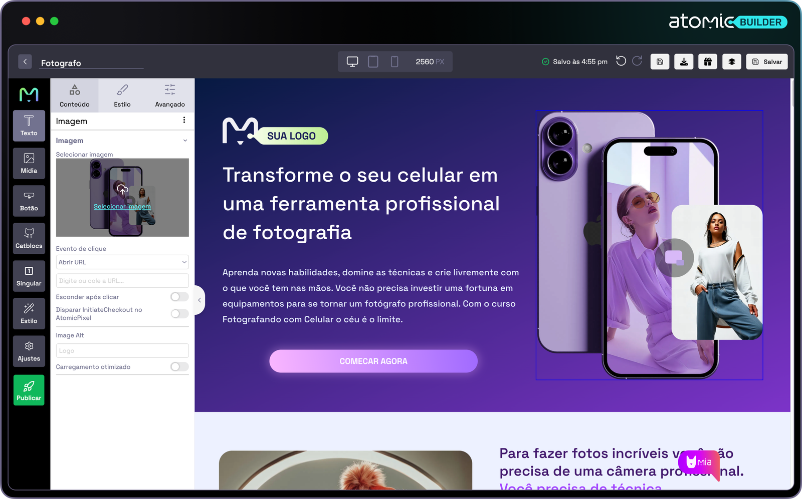 Página de Vendas